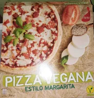 Pizza vegana estilo margarita