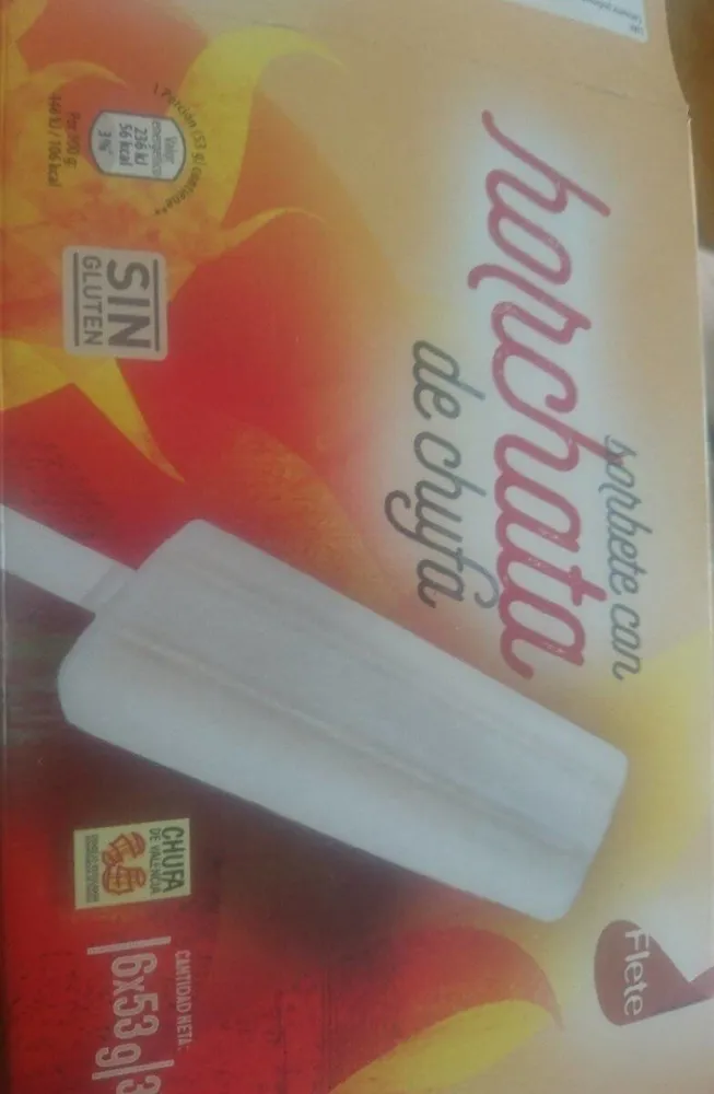 Helado de horchata