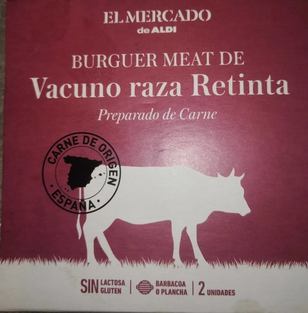 Burguer Meat de Vacuno Raza Retinta