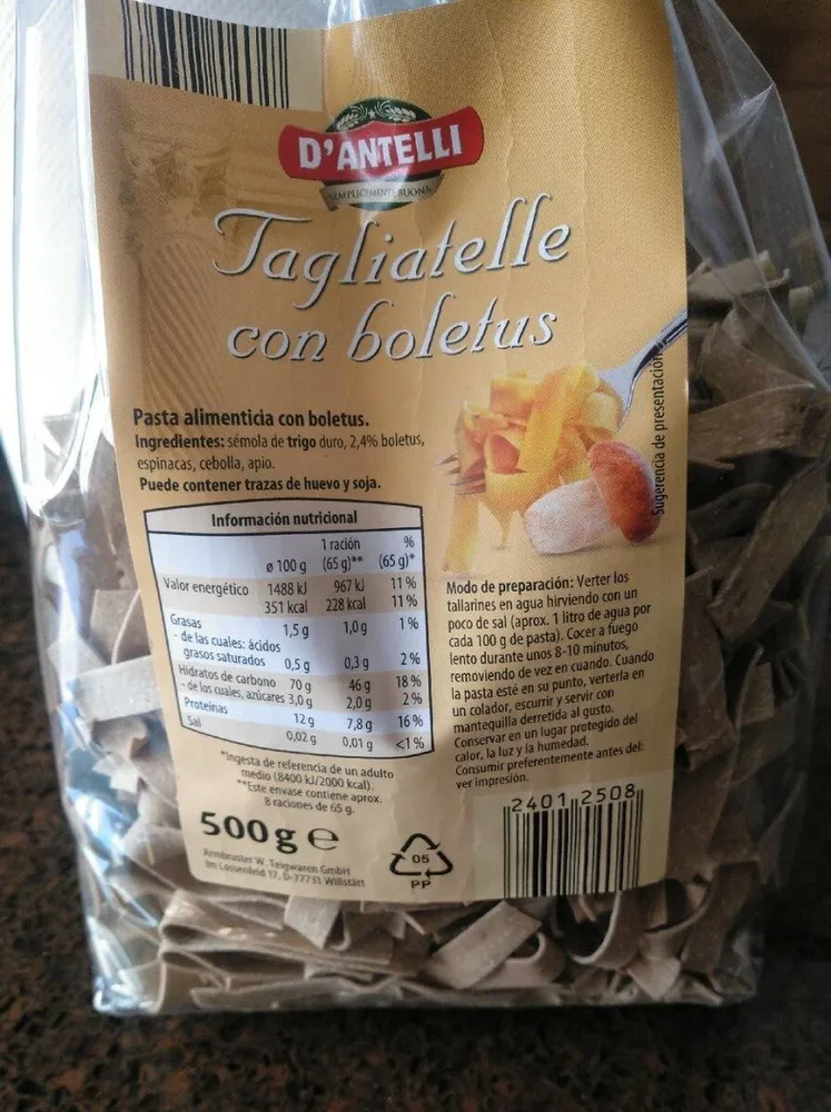 Tagliatella con boletus