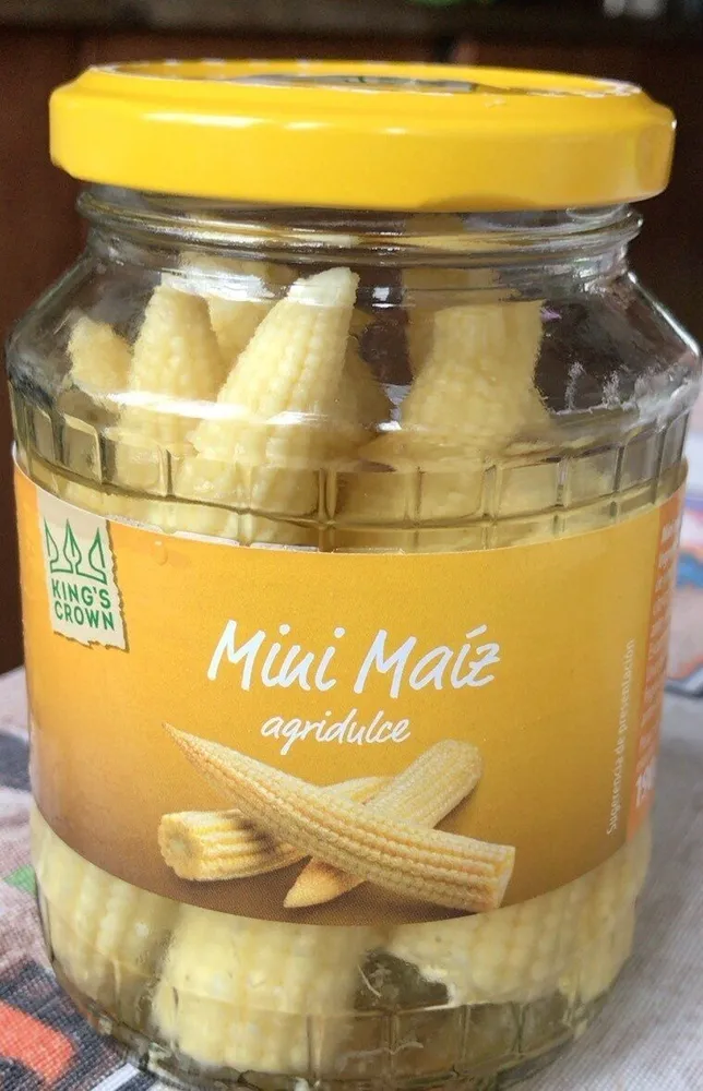 Mini maíz agridulce