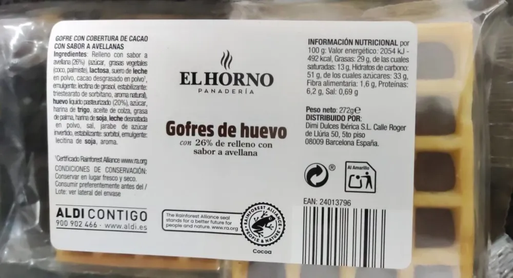 Gofres de huevo
