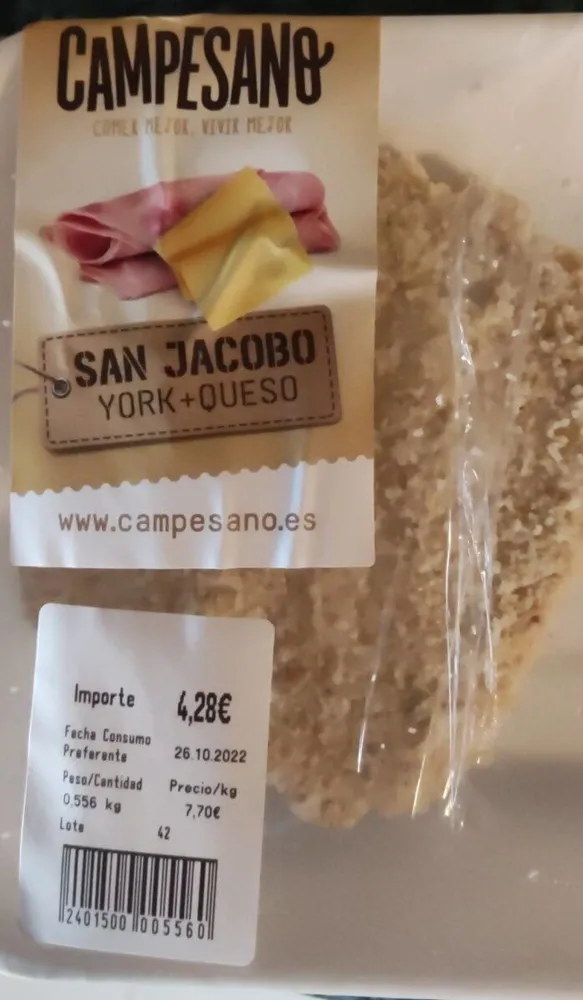 San Jacobo york queso