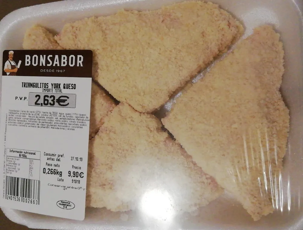 Triangulitos York Queso
