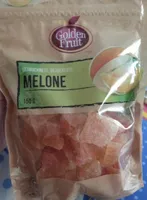 Melón deshidratado con azúcar