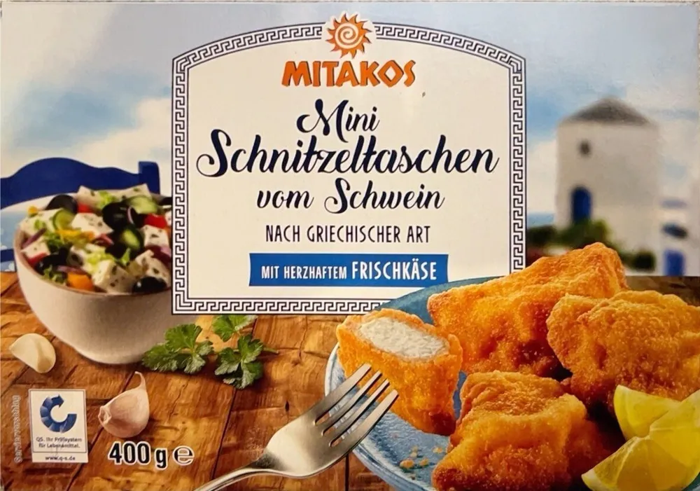 Mini Schnitzeltaschen vom Schwein