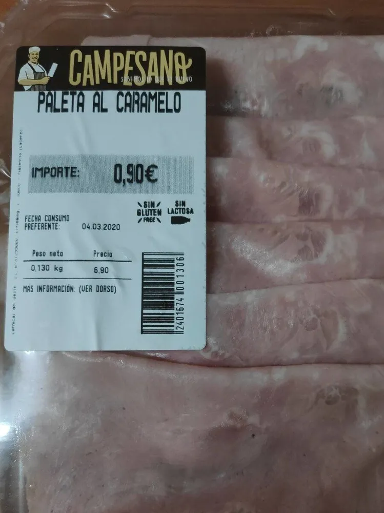Paleta al caramelo