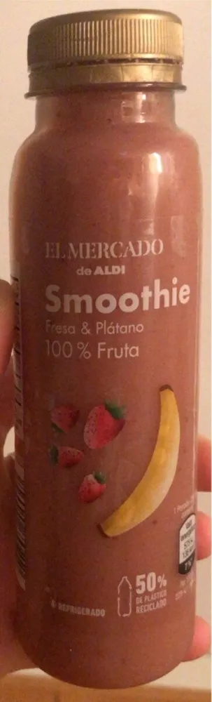 Smoothie fresa & plátano