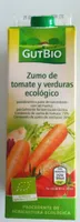 Zumo de tomate y verduras ecológico