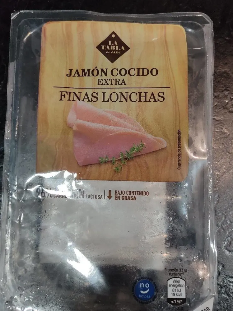 Jamón cocido extra