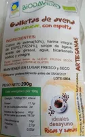 Galletas de avena sin azucar con espelta