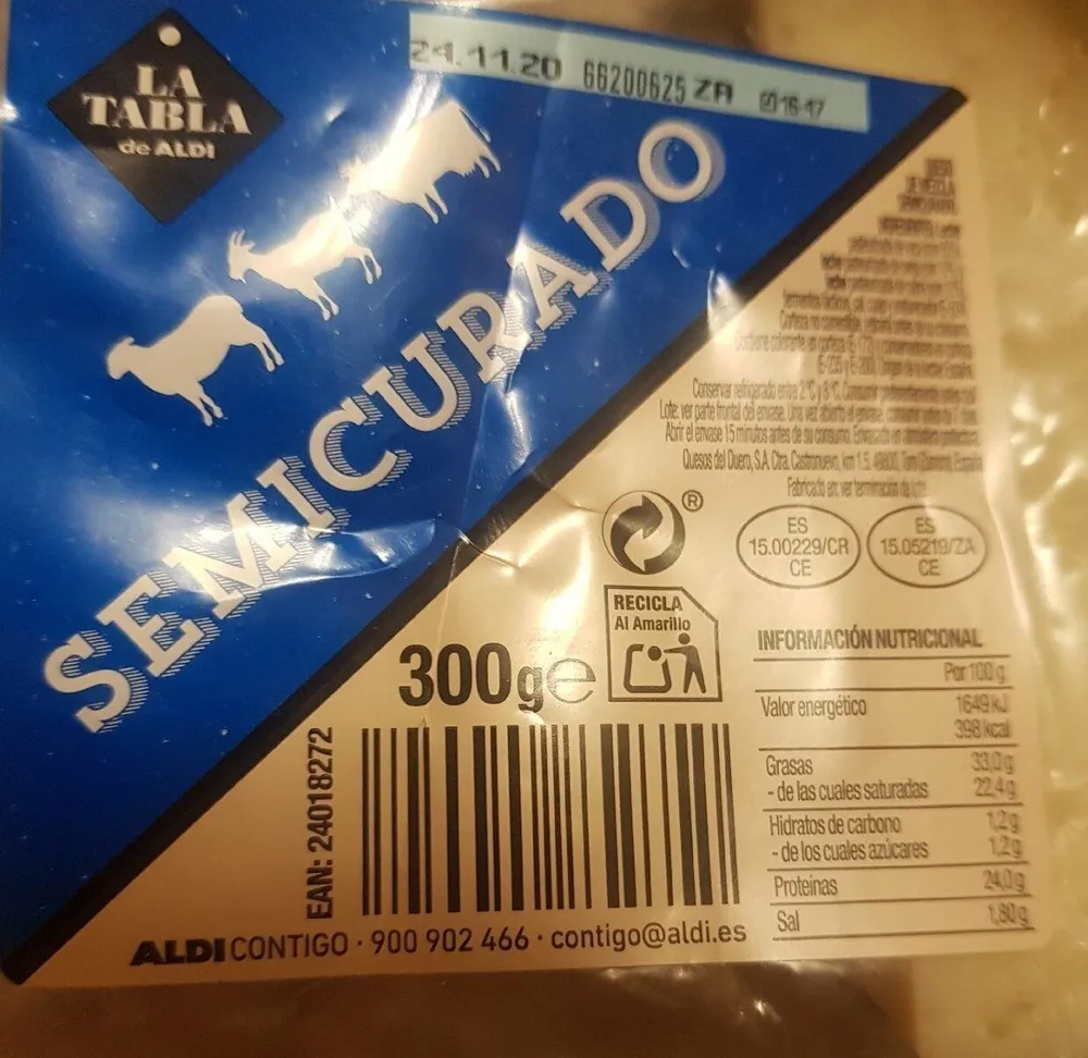Queso semi-CURADO