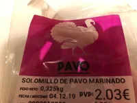 Solomillo de pavo marinado