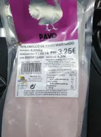 Solomillo de pavo marinado