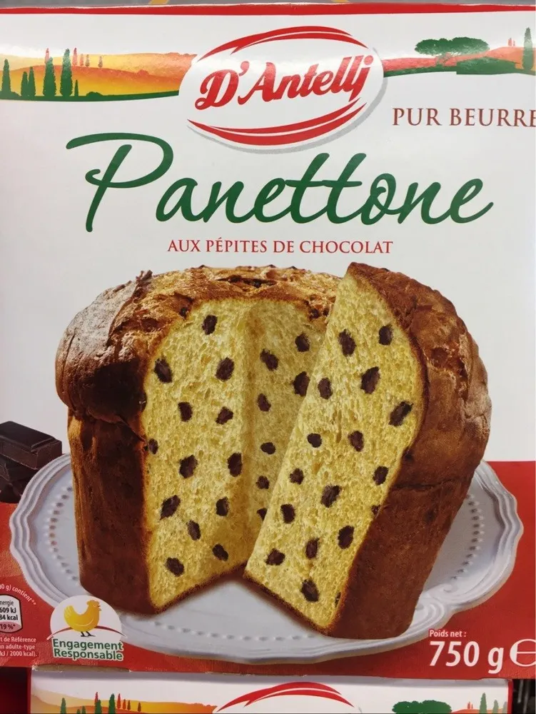 Panettone pepites de chocolat
