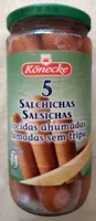 Salchichas cocidas ahumadas