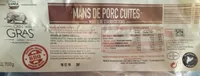 Manos de cerdo cocidas