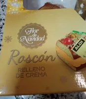 Roscón relleno de crema