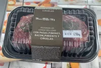 Redondo de cerdo relleno pasas piñones