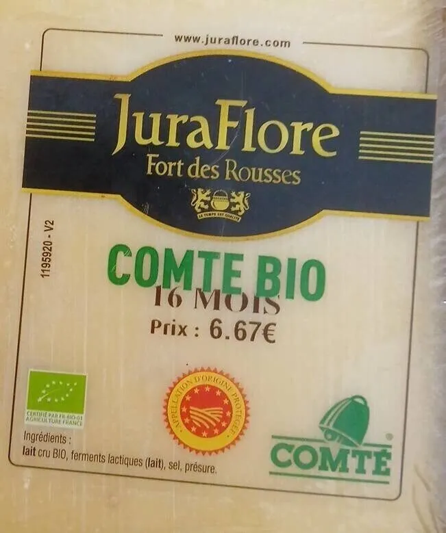 comté bio 16 mois