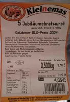 Jubiläumsbratwurst