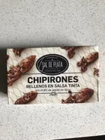 Chipirones rellenos en salsa tinta