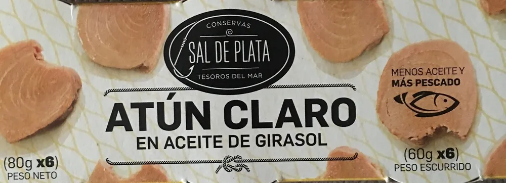 Atún claro en aceite de girasol
