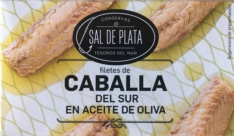 Filetes de caballa del sur en aceite de oliva