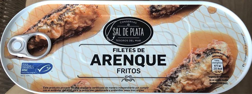 Filetes de arenque fritos