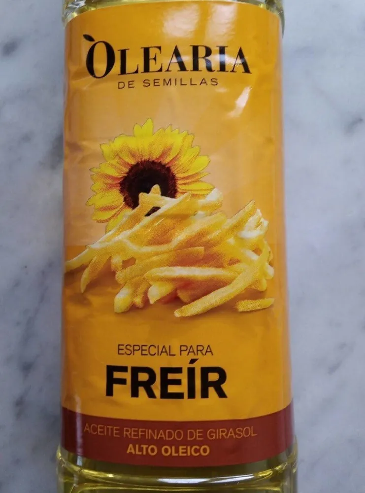 Aceite refinado girasol especial para freír