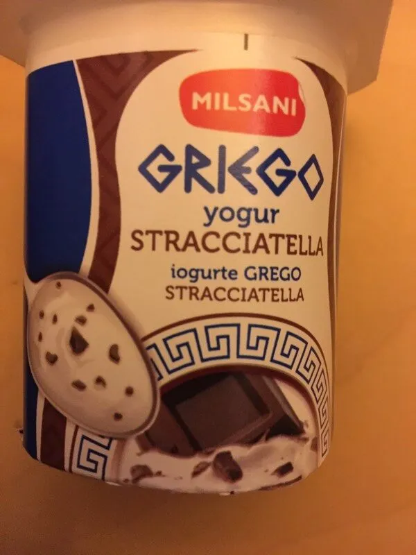 Griego yogur stracciatella