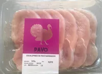 Escalopines de pavo marinados
