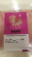 Escalopines de pavo marinados