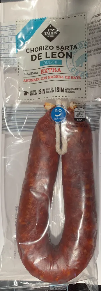 Chorizo sarta de León dulce extra