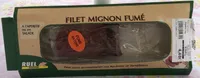 Filet mignon fumé nature