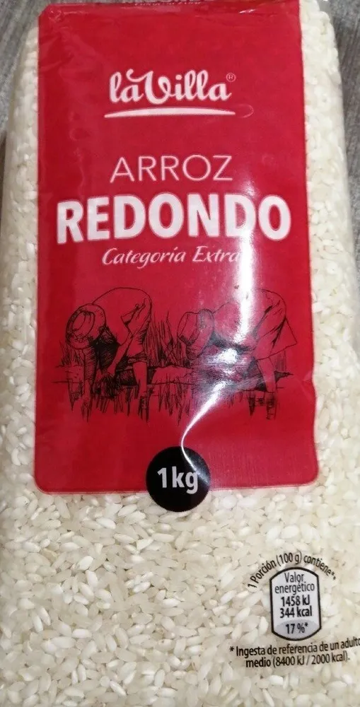 Arroz redondo categoría extra
