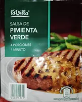 Salsa de pimienta verde