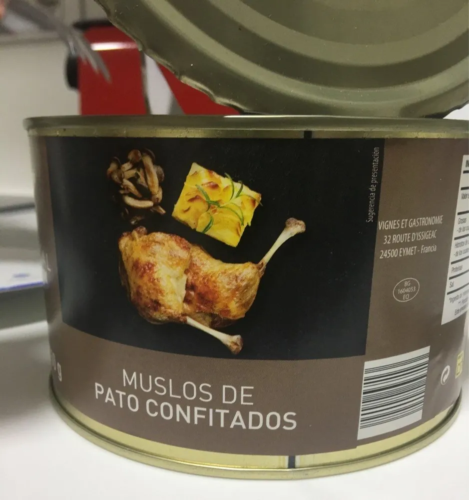 Muslos de pato confitados