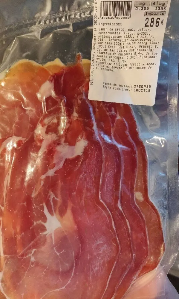 Jamón bodega volatin