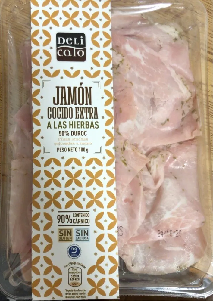 Jamon cocido extra a las hierbas