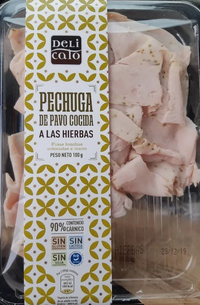 Pechuga de pavo a las finas hierbas