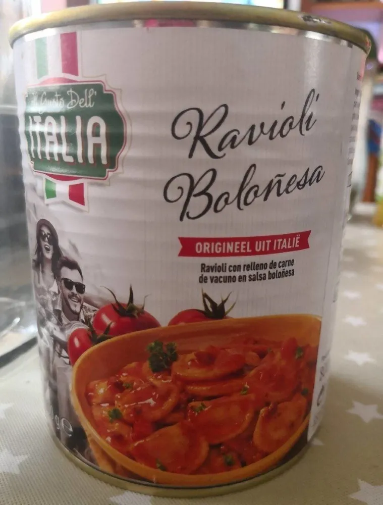 Ravioli boloñesa