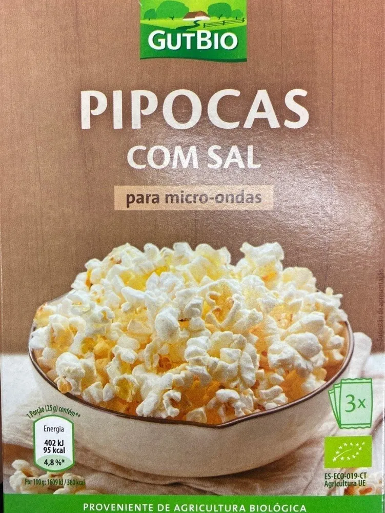 Palomitas microondas ecológicas