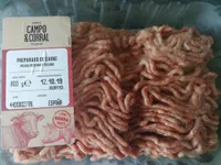 Preparado de carne picada de cerdo y vacuno