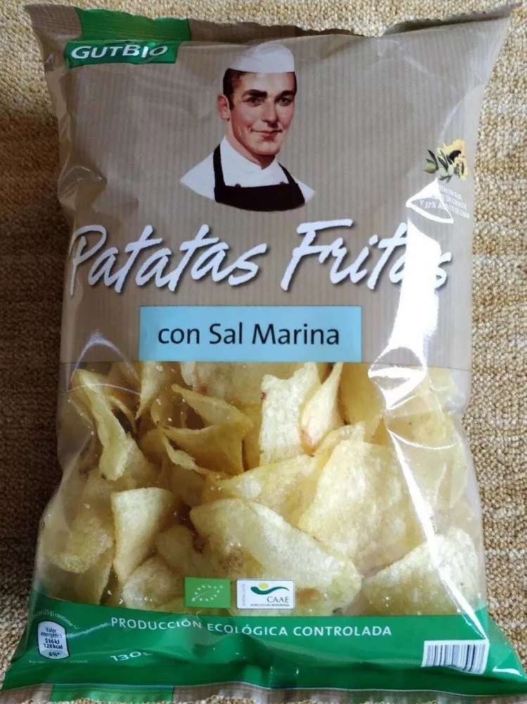 Patatas fritas con sal marina