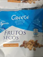 Frutos secos caramelizados con sésamo
