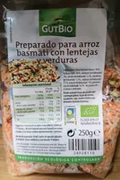 Preparado para arriz basmati con lentejas y verduras