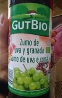 Zumo de uva y granada