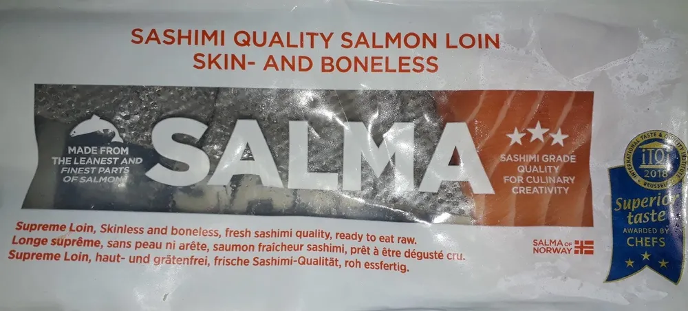 Longe suprême saumon fraîcheur sashimi