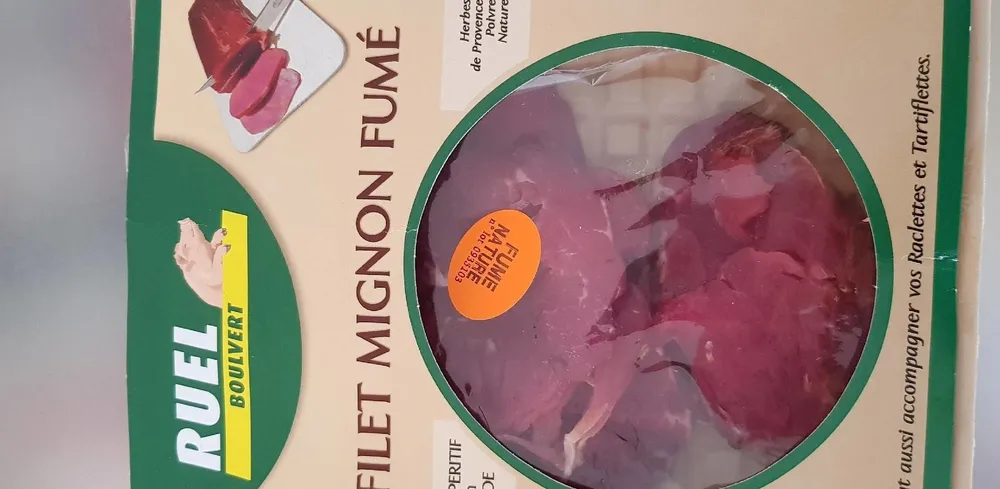 Filet mignon fumé